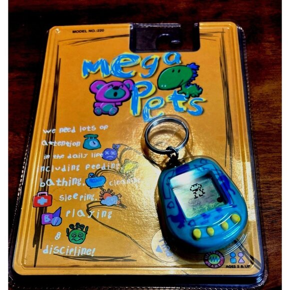 Vintage Mega Pets Virtual Pet Electronic New Factory Sealed - Picture 1 of 3